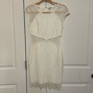 White lace dress